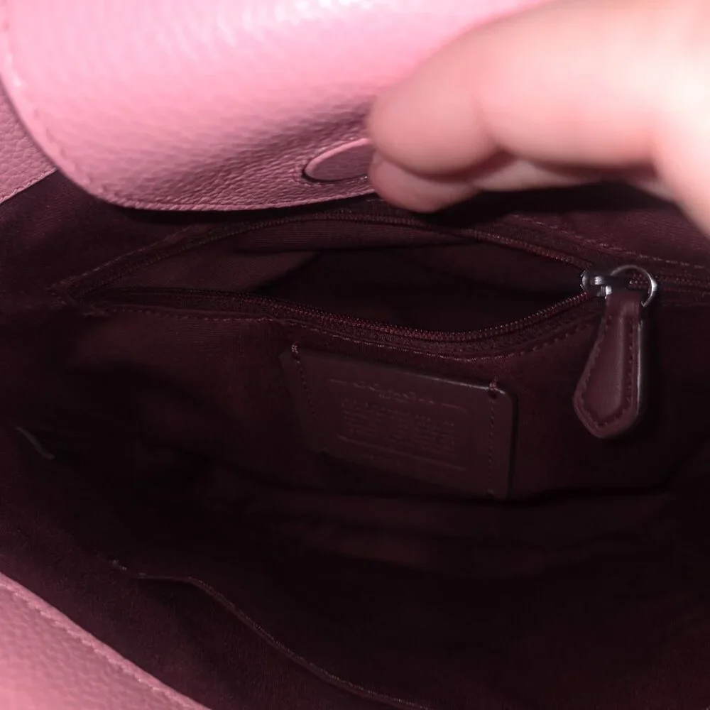 Pink Leather Coach bag and wallet - Picture 14 of 16